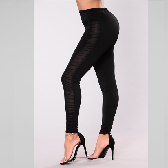 Pants - Sheer Mesh Leggings